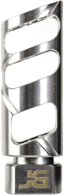 Jacob Grey Firearms Cobra Billet Muzzle Brake .30 Cal 5/8x24 Thread Angled Stainless Unfinished - Jacob Grey Firearms