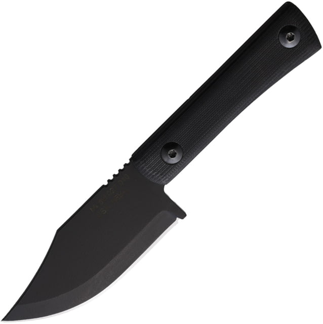 Jason Perry Blade Works EDC Fixed Blade Clip Knife 7.5in Overall 3.63in Black Powder Coated AEB-L Stainless Clip Point Blade Black G10 Handle Kydex - Jason Perry Blade Works