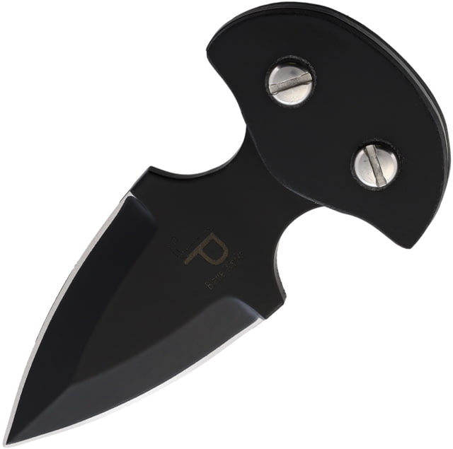Jason Perry Blade Works Little Alien Push Dagger 3.88in Overall 2.5in Black Phosphate Coated Double Edge 1095HC Dagger Blade Black G10 Handle Kydex - Jason Perry Blade Works