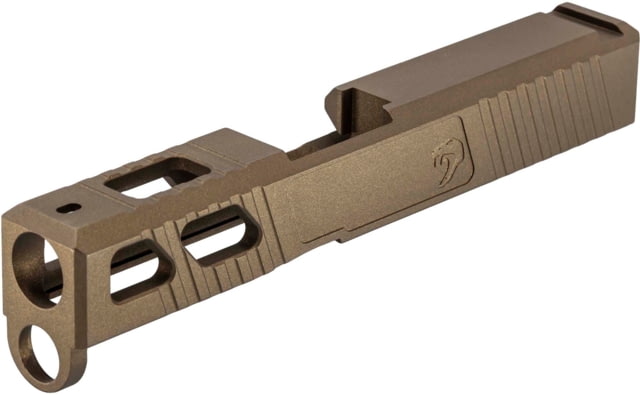 JCS Weapon Designs G43 Bonesaw Slide No Cut Glock 43/43X/Polymer 80 Burnt Bronze - Jcs Weapon Designs