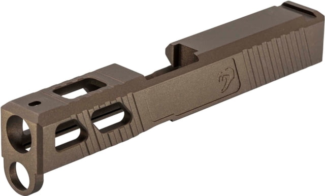 JCS Weapon Designs G43 Bonesaw Slide No Cut Glock 43/43X/Polymer 80 Midnight Bronze - Jcs Weapon Designs