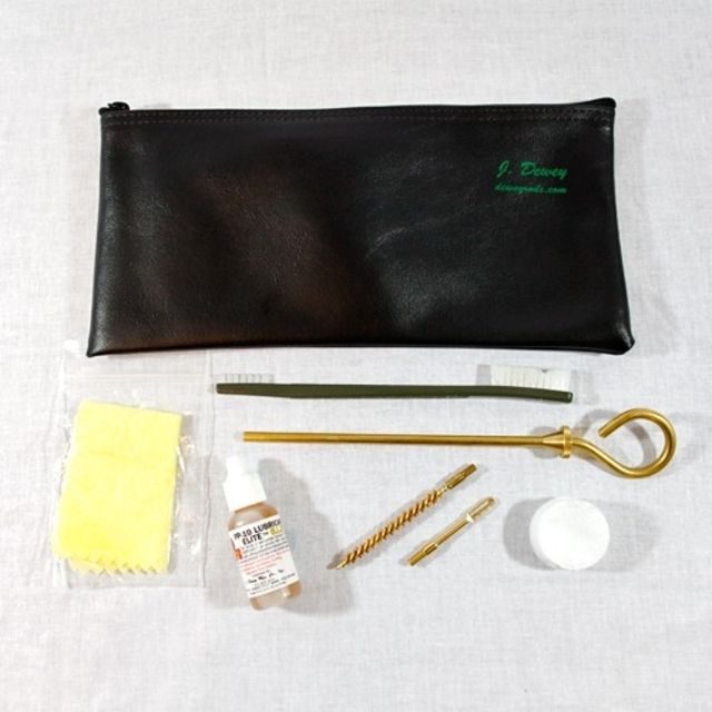 J. Dewey  .22 Caliber Rifle Cleaning Kit Clear/Brass - J. Dewey