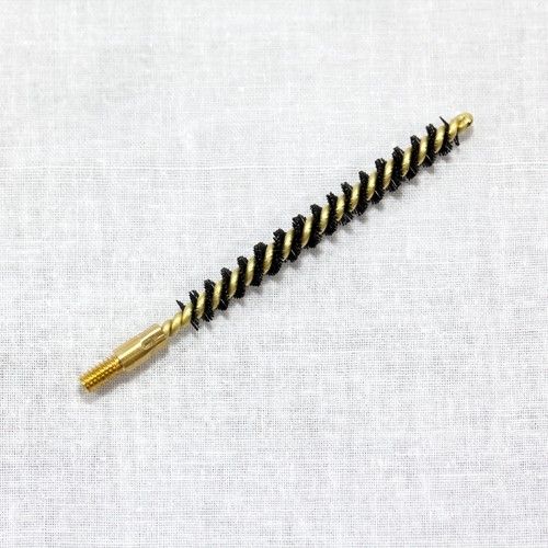 J. Dewey  Nylon bristle brush Black/Brass - J. Dewey