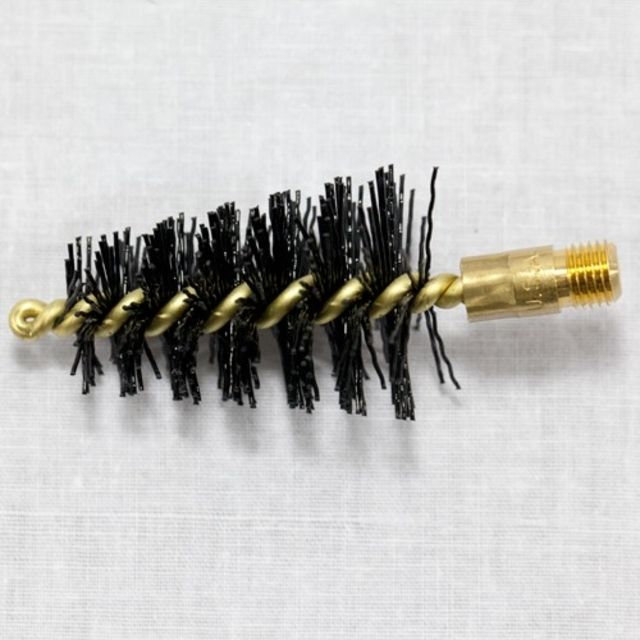 J. Dewey  .410-12 gauge tapered nylon brush Black/Brass - J. Dewey