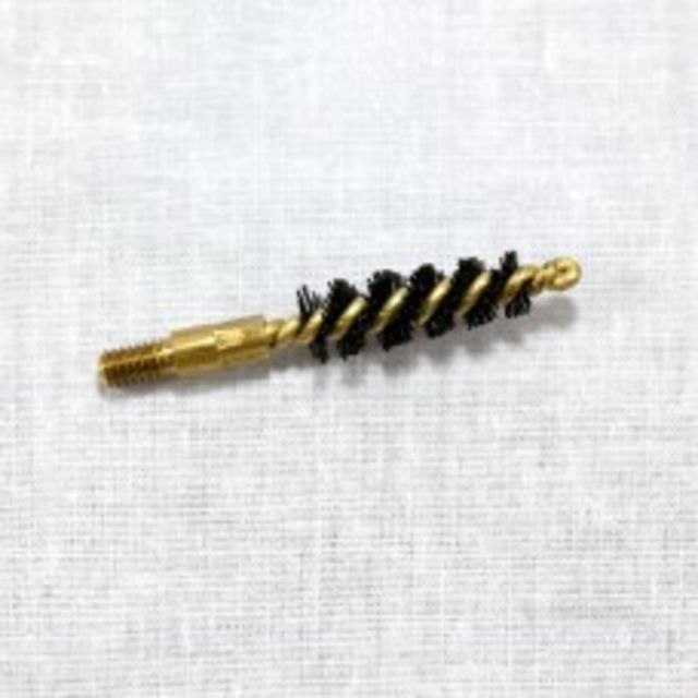 J. Dewey  .22-.30 caliber tapered nylon brush Black/Brass - J. Dewey