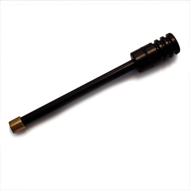 J. Dewey Semi-auto breech rod guide for AR-15s in .300 AAC Blk Black/Brass - J. Dewey