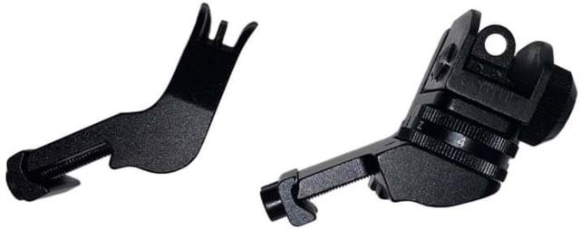 JE Machine Tech 45 Degree Offset Fixed Front and Rear Sight Black - Je Machine Tech