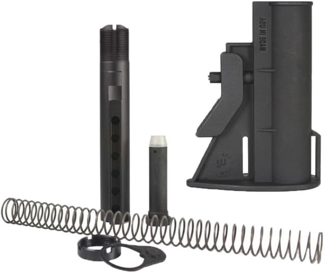 JE Machine Tech AR-10/15 Mil-Spec 4 Position Micro Buttstock Combo Black PS-ST9B+PS-BTM-Combo