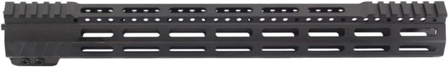 JE Machine Tech AR-15 Ultra-Lightweight Minimalist Partial Top Rail Handguard 15in Black - Je Machine Tech