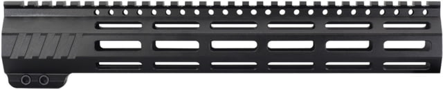 JE Machine Tech AR-15 Ultralightweight Minimalist Full Top Rail 12 in No Anti Rotation Tabs Black - Je Machine Tech