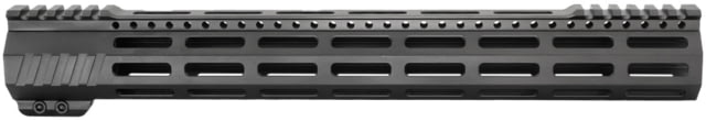 JE Machine Tech AR-15 Ultralightweight Minimalist Partial Top Rail 15 in No Anti Rotation Tabs Black - Je Machine Tech