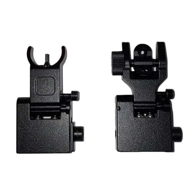 JE Machine Tech 45 Degree Aluminum Offset Fixed Front and Rear Sight Black - Je Machine Tech