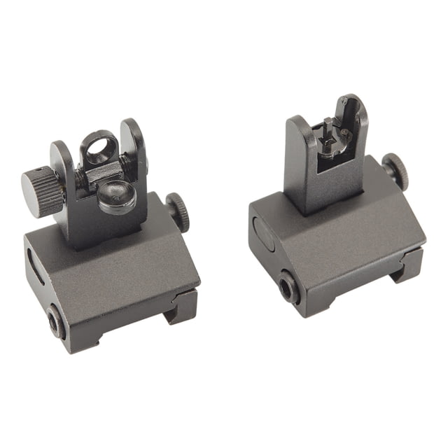 JE Machine Tech 45 Degree Offset Fixed Front and Rear Sight Black - Je Machine Tech