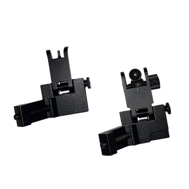 JE Machine Tech 45 Degree Aluminum Offset Fixed Front and Rear Sight Black - Je Machine Tech