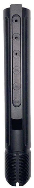 JE Machine Tech AR15/M4 .223 MIL-SPEC Lightweight Long Contour Machining Fluted Buffer Tube w/ Circle Cut Out On End Cap 6 Position 3 Drain Hole Black - Je Machine Tech