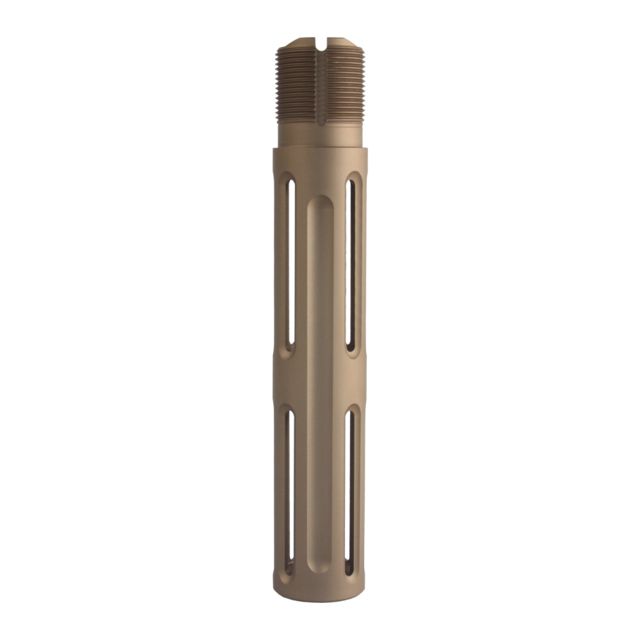 JE Machine Tech AR-15 Pistol Buffer Tube Skeletonized 6061-T6 Anodized Tan - JE Machine Tech