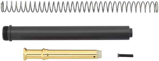 JE Machine Tech A2 .223 Buffer Tube Combo Kit Buffer Tube/Buffer Spring/Gold Buffer/A2 Screws Black PS-BTA Combo2 - Je Machine Tech