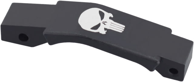 JE Machine Tech AR-15/M4 Advanced Engraved Trigger Guard Punisher Skull Black - Je Machine Tech