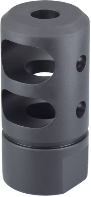 JE Machine Tech AR-15/M4 Muzzle Brake 5.56x45mm NATO/.223 1/2x28 Thread 4140 Manganese Phosphate Black - Je Machine Tech