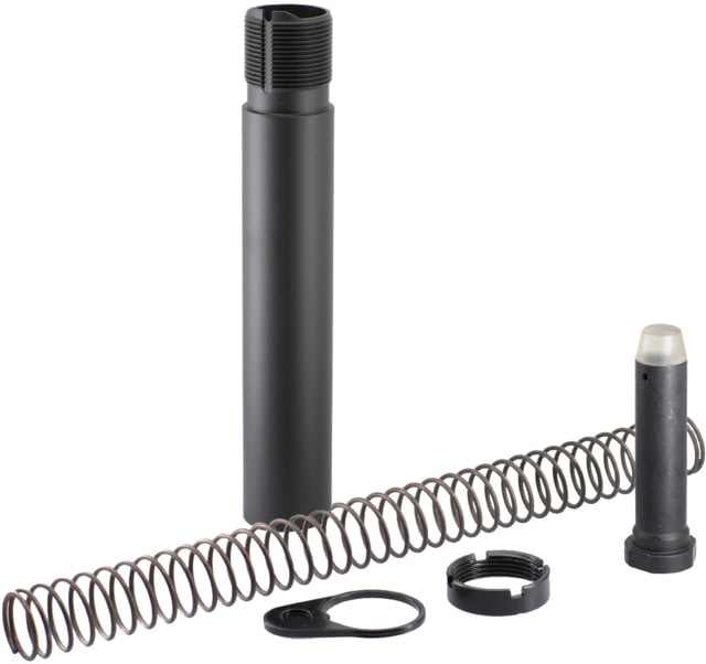JE Machine Tech AR15 Receiver Extension Pistol Buffer Tube Combo Kit w/o Foam Black PS-BTP COMBO-NF - Je Machine Tech