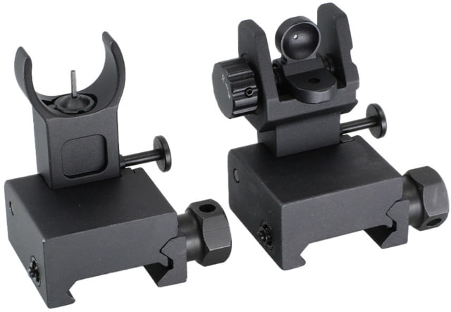 JE Machine Tech Offset Fixed Front and Rear Sight Black - Je Machine Tech