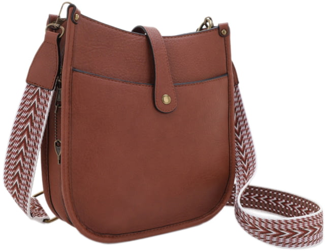 Jesse James Chelsea Concealed Carry Cross Body Bag Brown  BR - Jesse James