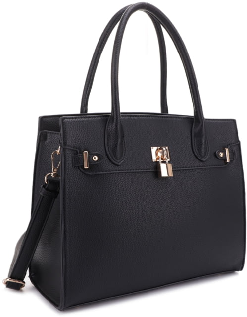Jesse James Evelyn Concealed Carry Satchel Handbag Black  BK - Jesse James