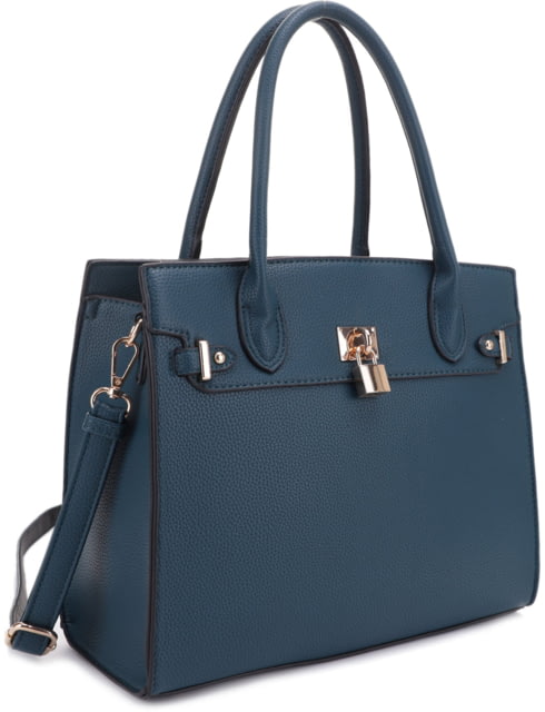 Jesse James Evelyn Concealed Carry Satchel Handbag Teal  TL - Jesse James