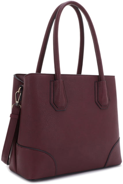Jesse James Lisa Concealed Carry Satchel Handbag Wine  WN - Jesse James