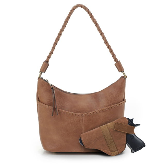Jessie & James Alle Concealed Carry Hobo CCW Handbag Tan TN - Jessie & James