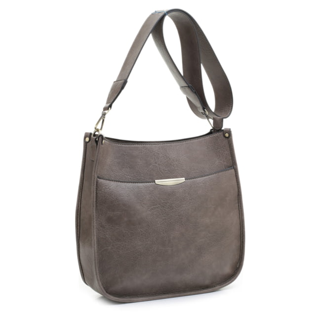Jessie & James Ava Concealed Lock and Key Crossbody CCW Handbag Grey  GY - Jessie & James