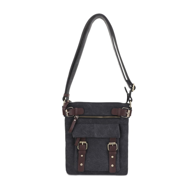 Jessie & James Bailey CCW Canvas Crossbody Bag Black  BK - Jessie & James