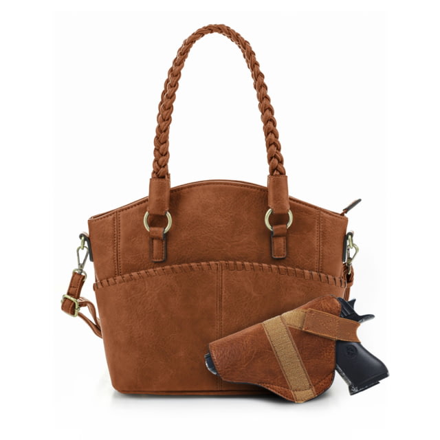 Jessie & James Bella Concealed Carry Tote CCW Handbag Brown  BR - Jessie & James