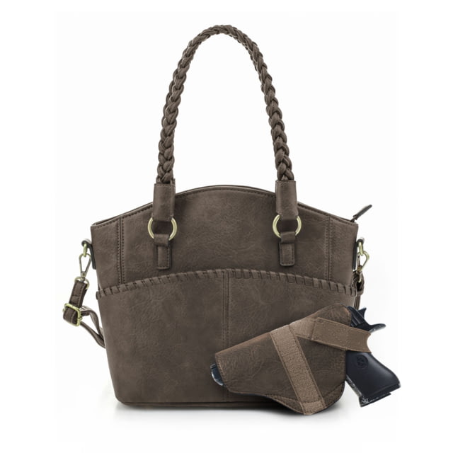 Jessie & James Bella Concealed Carry Tote CCW Handbag Smoke Grey  SGY - Jessie & James