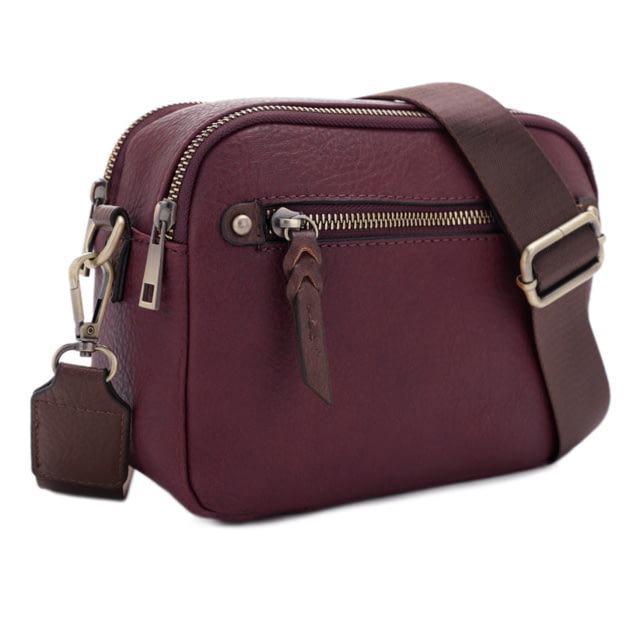 Jessie & James Beverly Compact Concealed Carry Crossbody Camera Bag Wine  WN/CF - Jessie & James