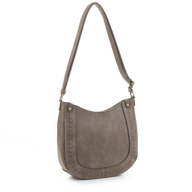 Jessie & James Emily Concealed Carry Hobo with Whipstitch CCW Handbag Smoke Grey  SGY - Jessie & James