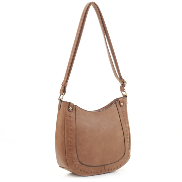 Jessie & James Emily Concealed Carry Hobo with Whipstitch CCW Handbag Tan  TN - Jessie & James