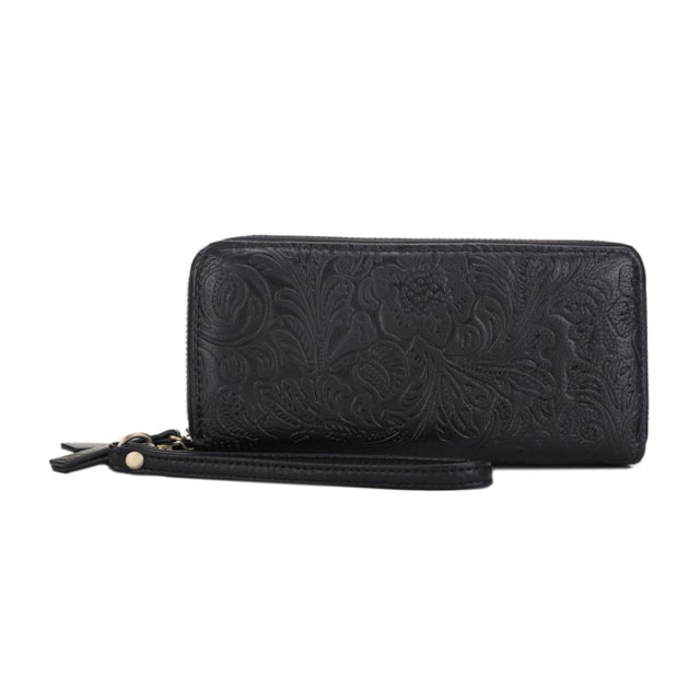 Jessie & James Filly Tooled Wallet Black BK/BK - Jessie & James