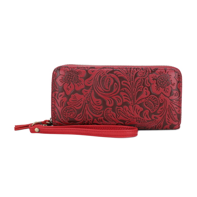 Jessie & James Filly Tooled Wallet Red  RD/RD - Jessie & James