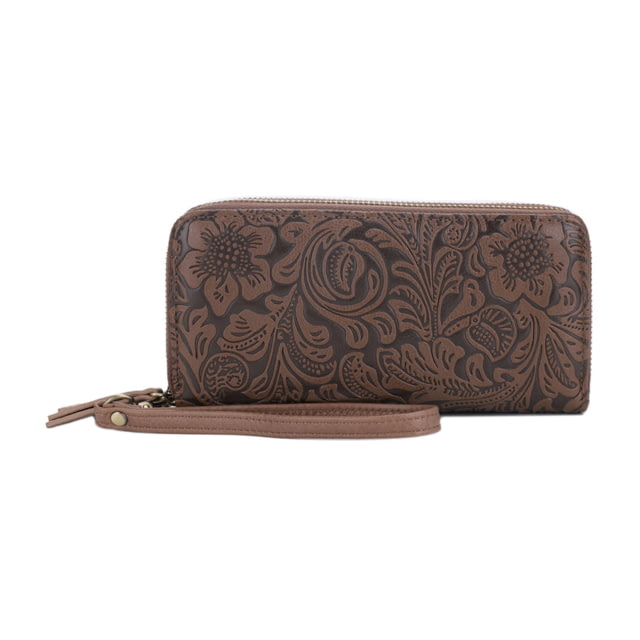 Jessie & James Filly Tooled Wallet Taupe  TP/TP - Jessie & James
