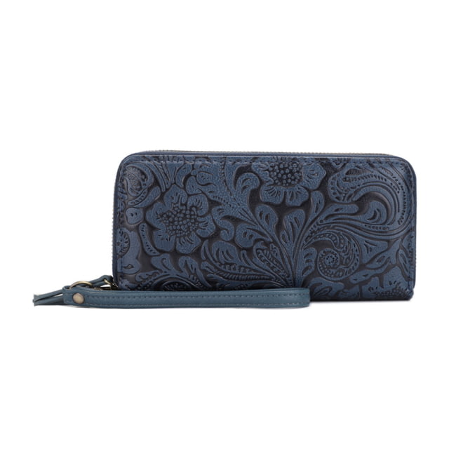 Jessie & James Filly Tooled Wallet Teal  TL/TL - Jessie & James