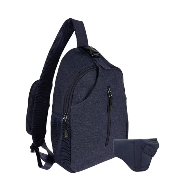 Jessie & James Kyle Minimalist Sling Shoulder Concealed Backpack CCW Handbag Navy  NV - Jessie & James