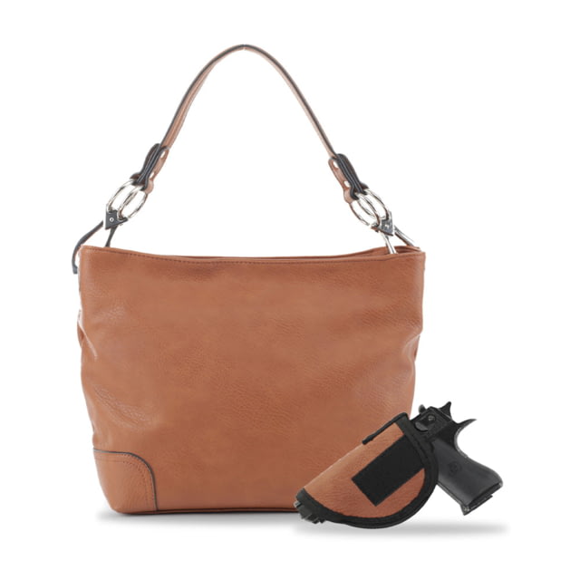 Jessie & James Lydia Lock and Key Hobo Shoulder Bag CCW Handbag Tan  TN - Jessie & James