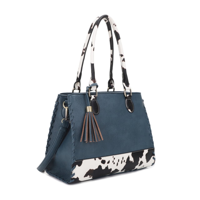 Jessie & James Montana Concealed Carry Satchel Bag Teal Cow  TL/COW - Jessie & James