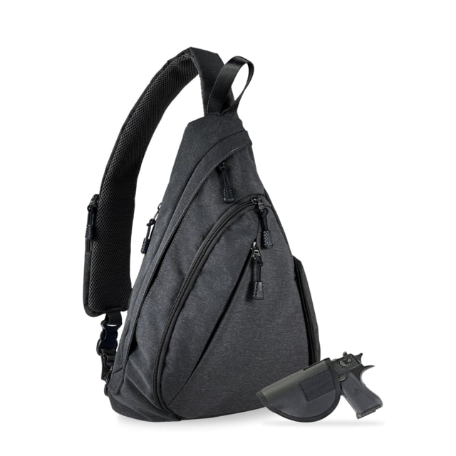 Jessie & James Peyton Sling Shoulder Concealed Carry Backpack CCW Handbag Black  BK - Jessie & James