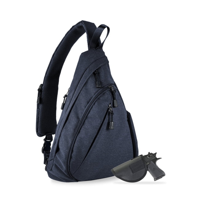 Jessie & James Peyton Sling Shoulder Concealed Carry Backpack CCW Handbag Navy  NV - Jessie & James
