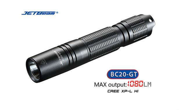 JETBeam  Rechargeable LED Flashlight Black - Jetbeam