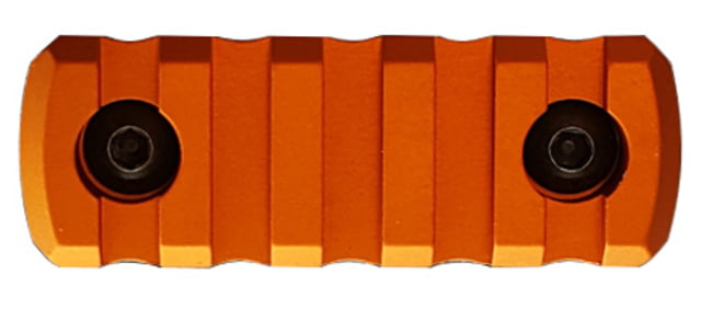 JL Billet M-Lok Attachment Rail Section 5 Slot 2 inch Orange