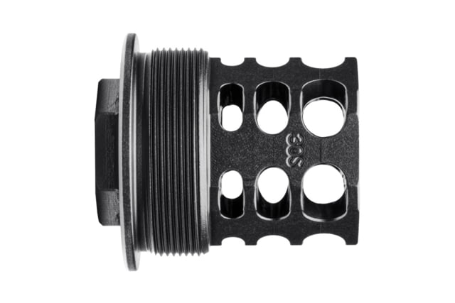 JMac Customs 360 5/8-24 X20 Muzzle Brake with Wolfman Suppressor Mount Black Nitride Black - Jmac Customs