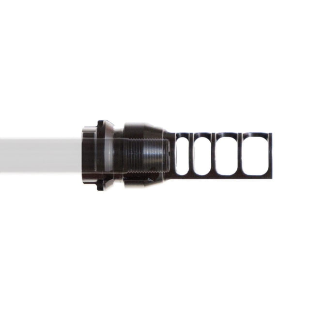 JMac Customs 4C 1/2-28 4-Port Face Muzzle Brake with KeyMount Black Nitride Black - Jmac Customs